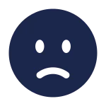 Sad Circle SVG Icon